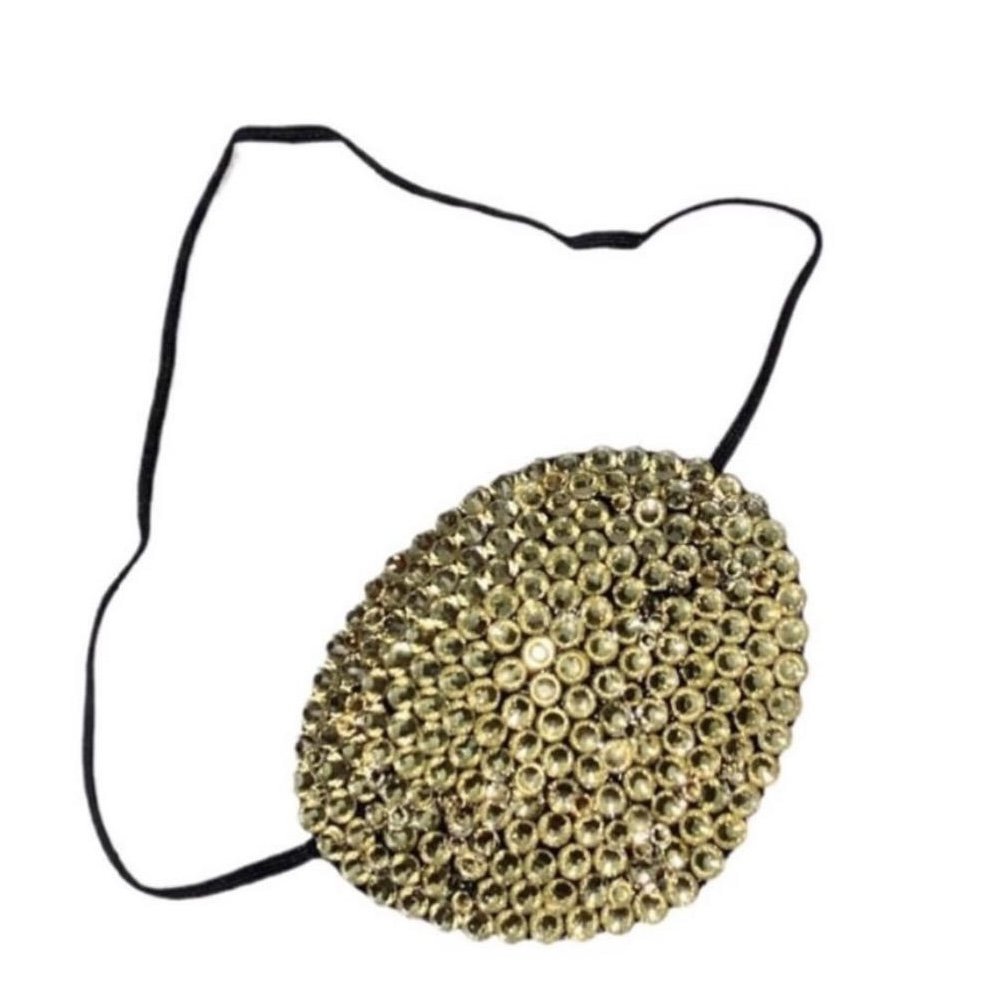 Jonquil Gold Crystal Fancy Eye Patch