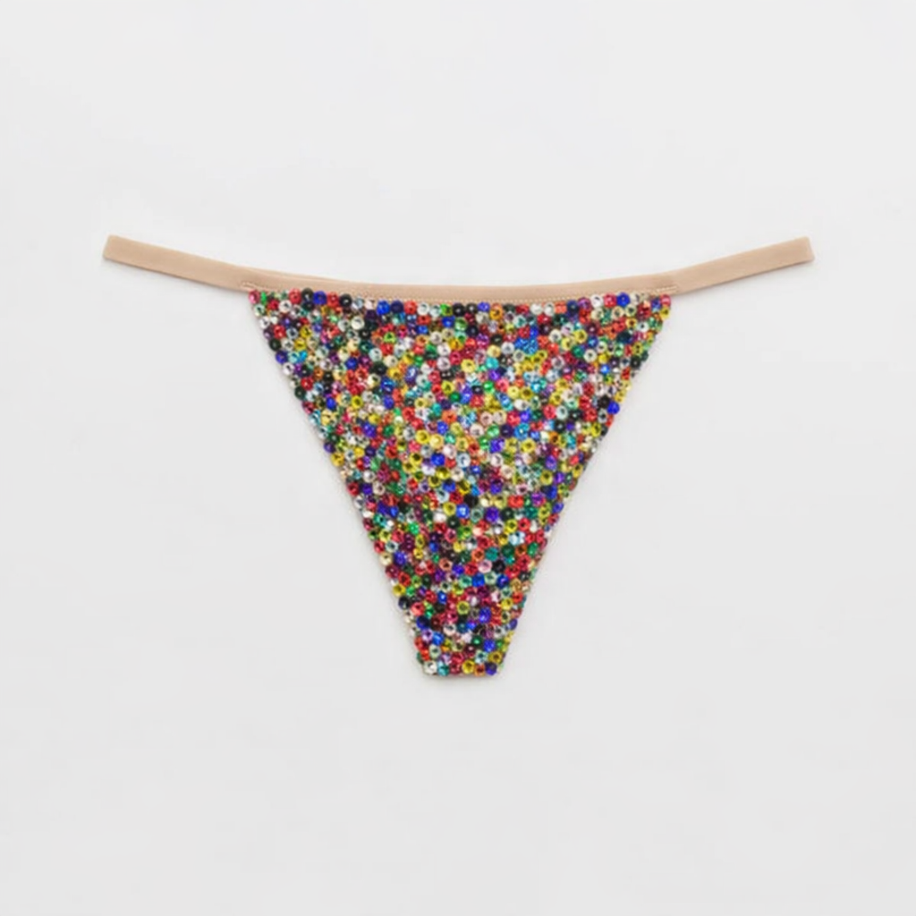 Multi Colour Crystal Pantie