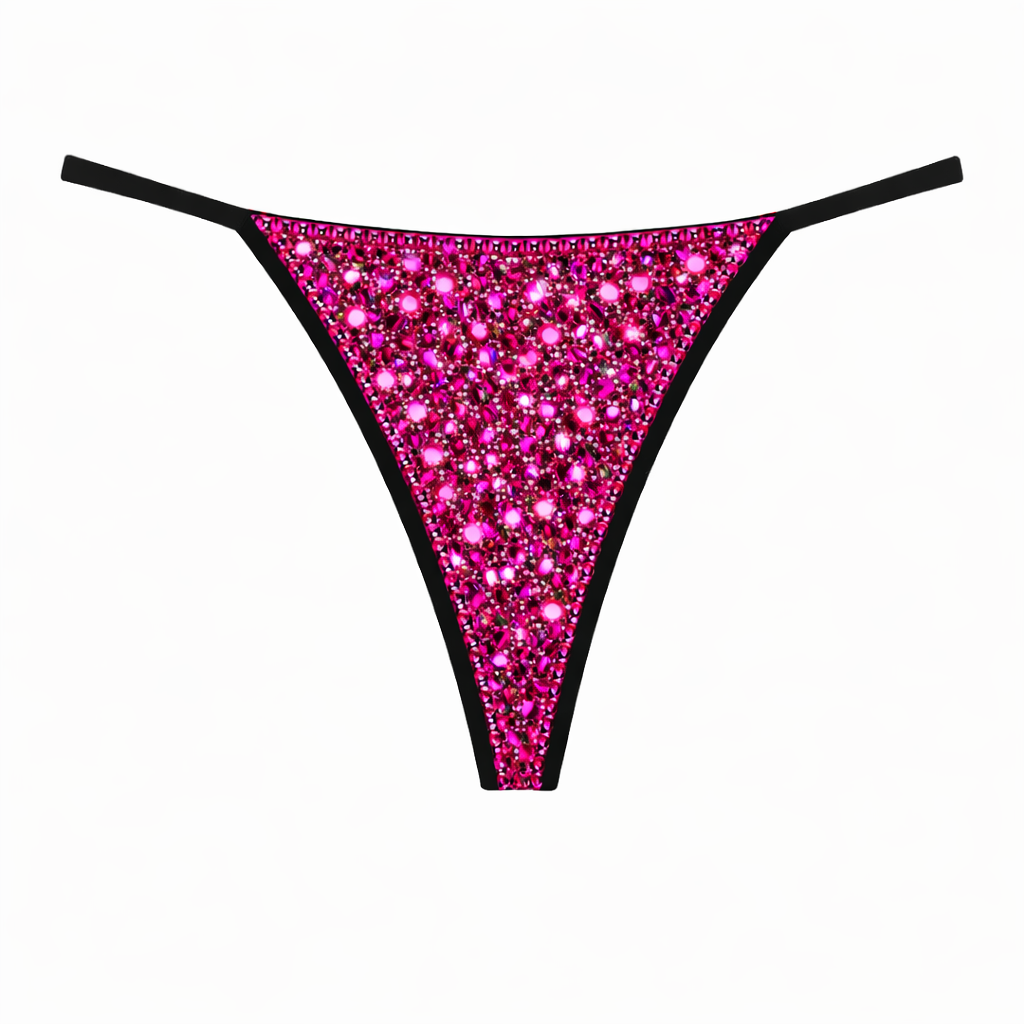 Fuchsia Pink Crystal Pantie