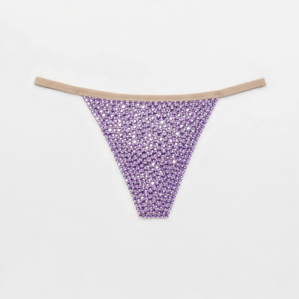 Lilac Purple Crystal Pantie