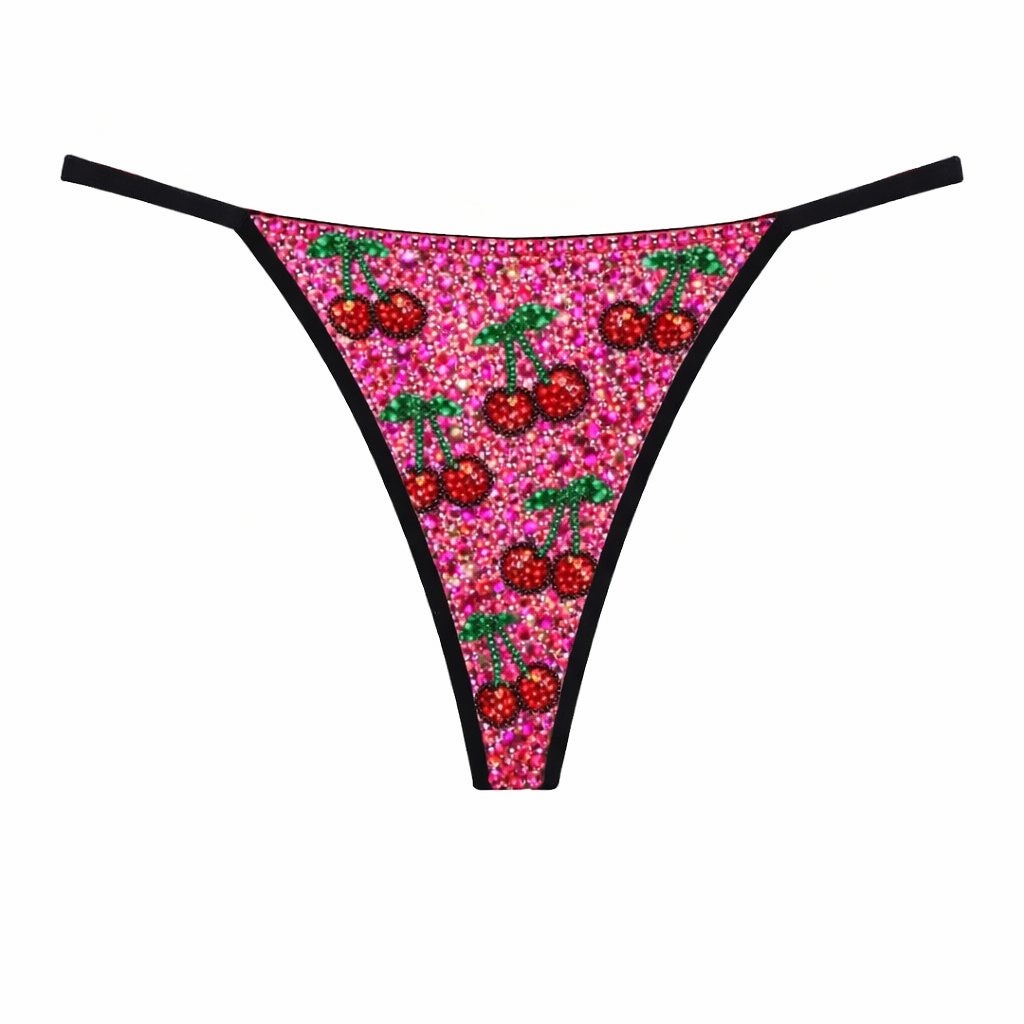 Cherry Design Crystal Pantie
