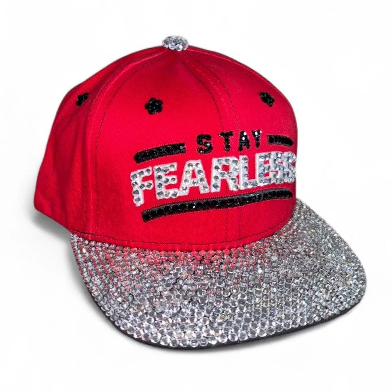 Nikki Bella Stay Fearless Hat Crystal Diamond Drip