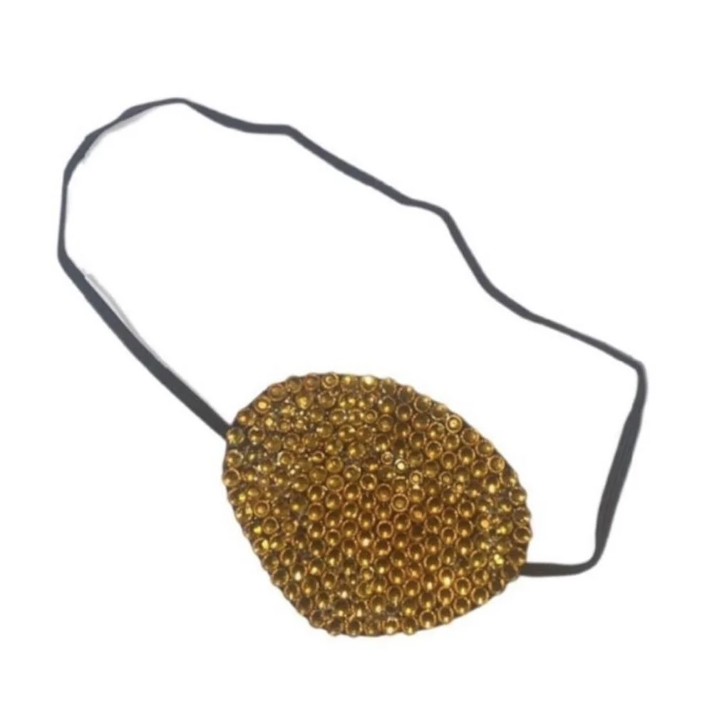 Topaz Gold Crystal Fancy Eye Patch