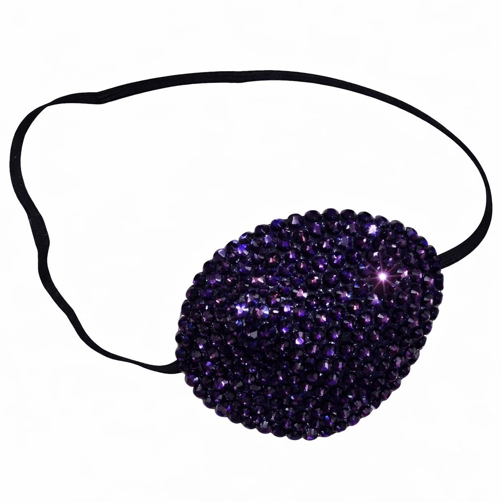 Amethyst Purple Crystal Fancy Eye Patch