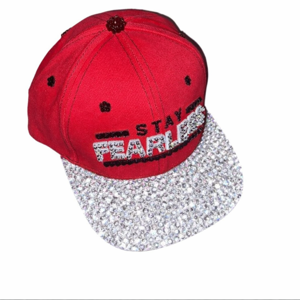 Nikki Bella Stay Fearless Hat Crystal Diamond Drip