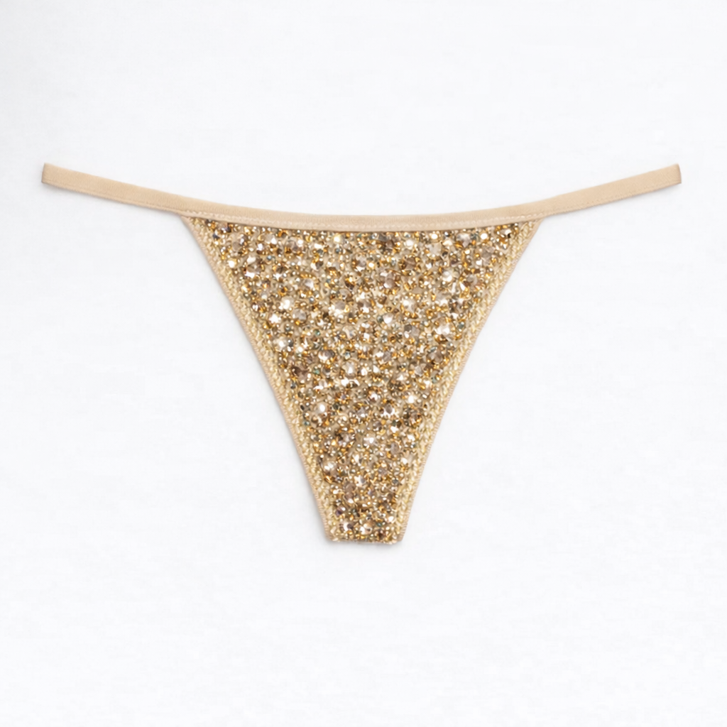 Gold Mix Crystal Pantie