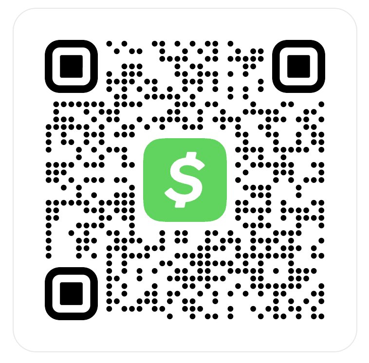Cash App QR code for the LKR Scholarship