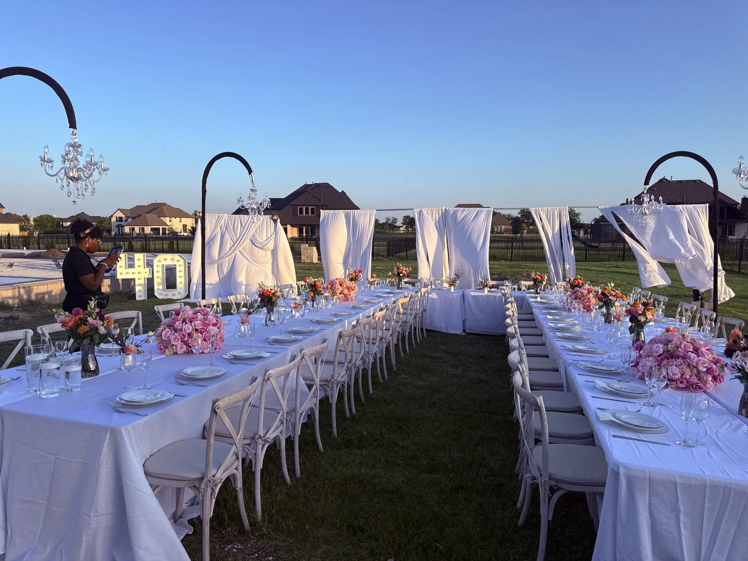 Surprise 40th Garden Dinner