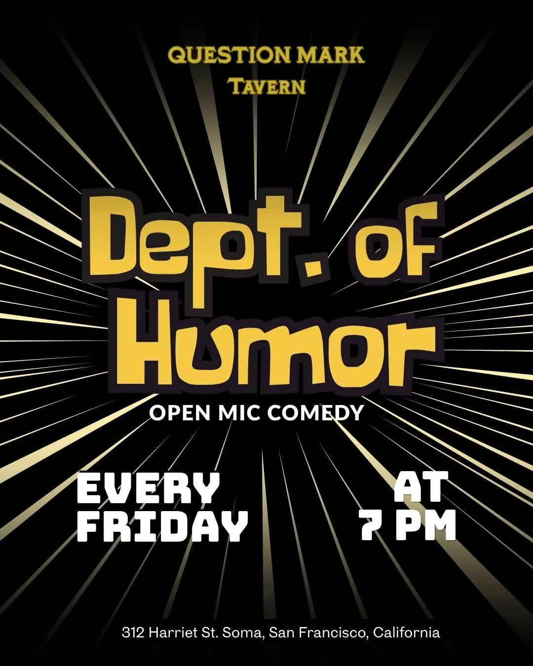Open Mic Comedy
