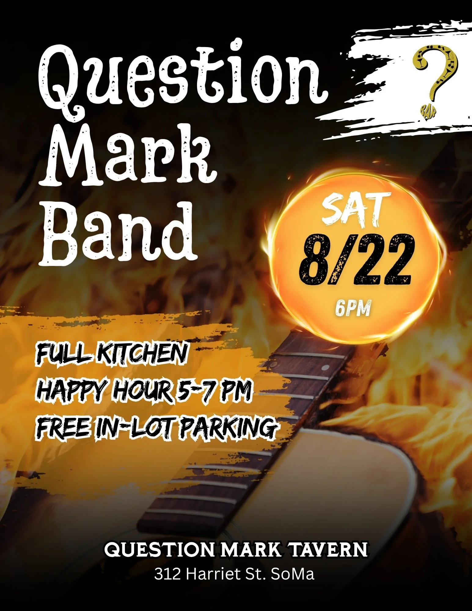 Question Mark Band Live Music at Question Mark Tavern