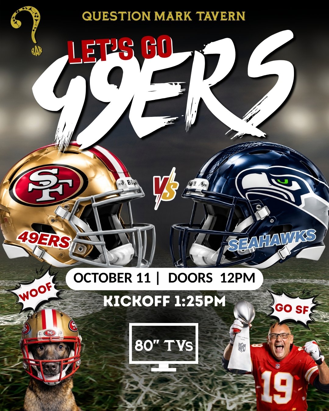 Sunday Football 49ers vs Seahawks