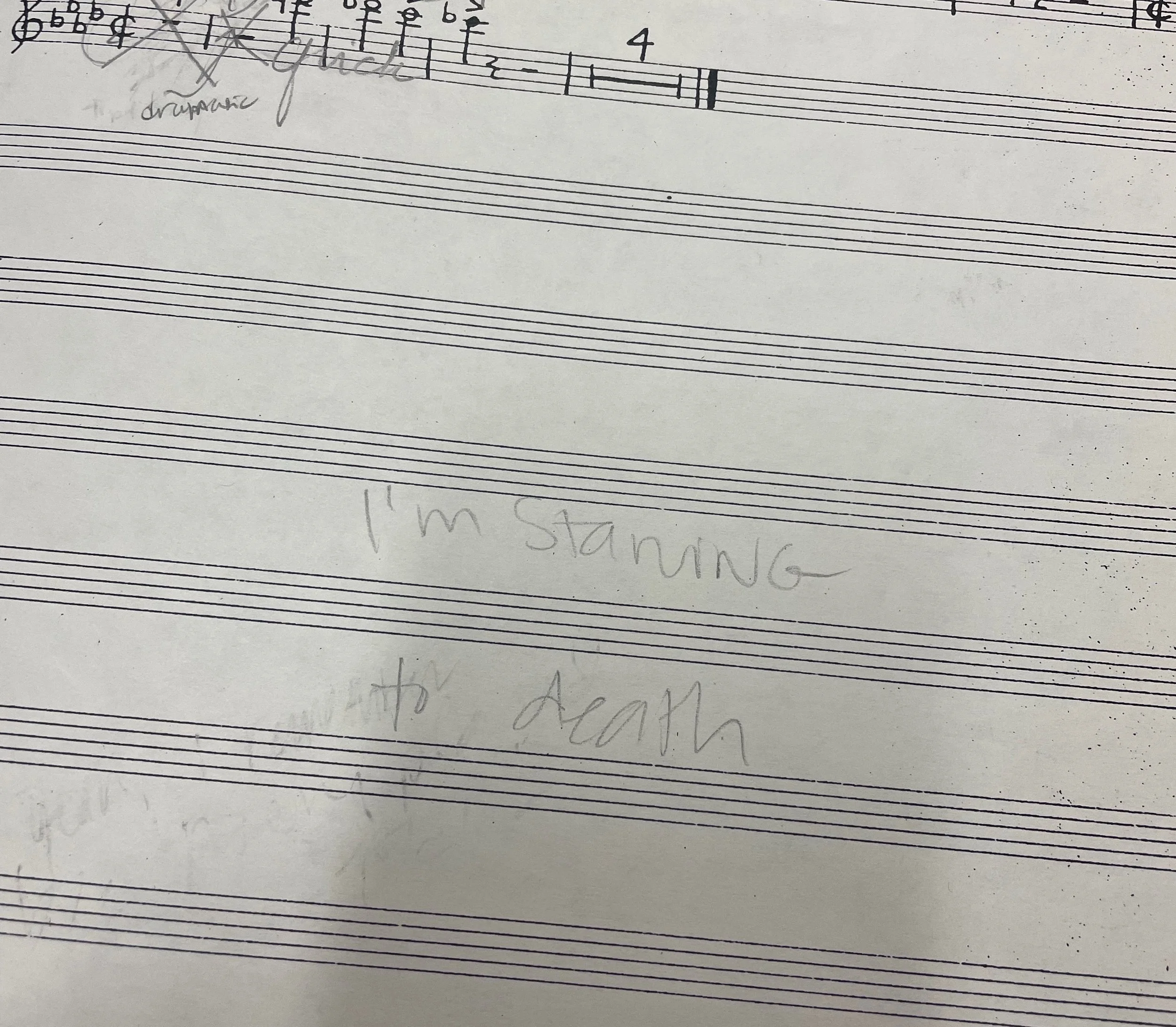 Rehearsals can be long...