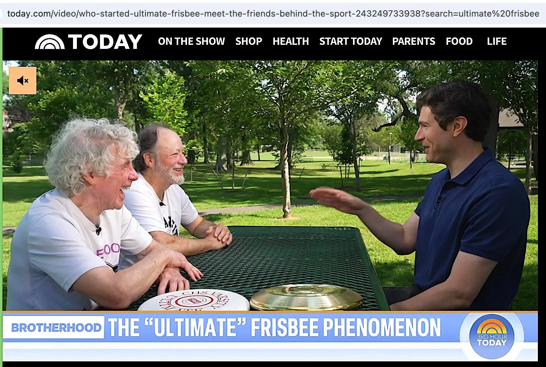 Ultimate Frisbee 7/15/2025 TDY show Maplewood NJ