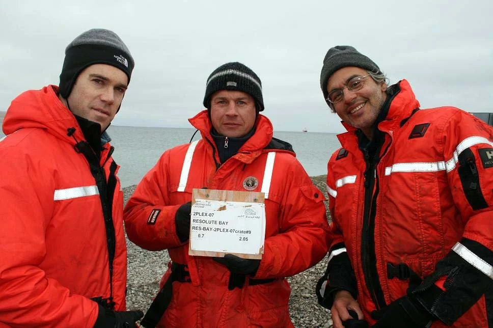 September 2008 in the Arctic Ocean at Resolute Bay between Greenland and Ellesmere Island, Canada for The Today Show