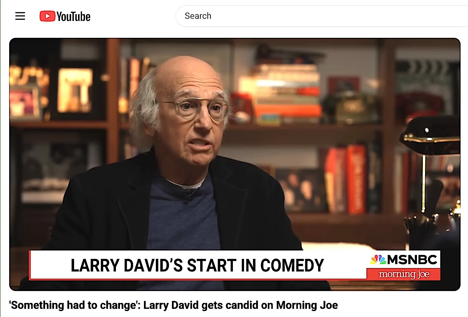 MORNING JOE : INTV- Scarborough x Larry David Feb 12, 2024