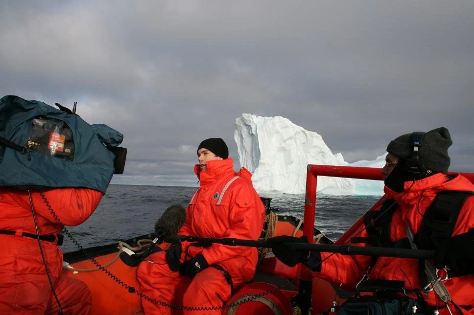 September 2008 in the Arctic Ocean between Greenland and Ellesmere Island, Canada near Alexandra fjord (79th parallel) for The Today Show
