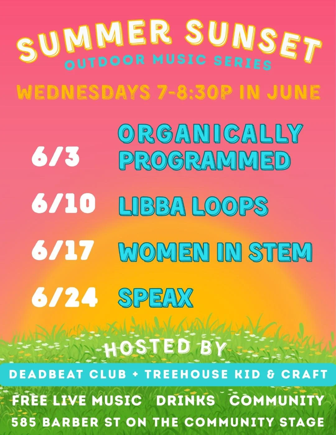 Summer Sunset Music Series: Speax