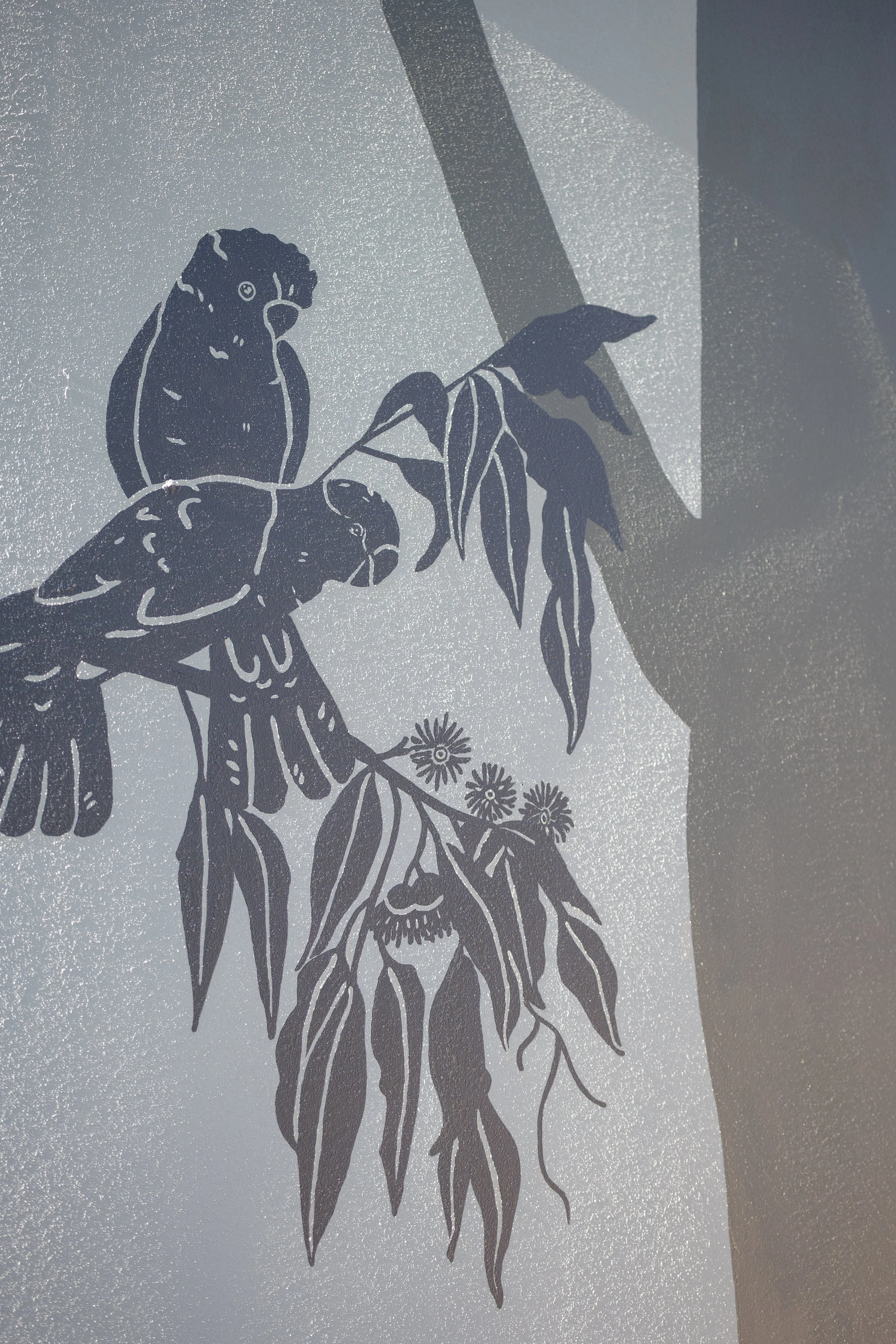 Custom commercial mural by Perth muralist Annabelle Denniss