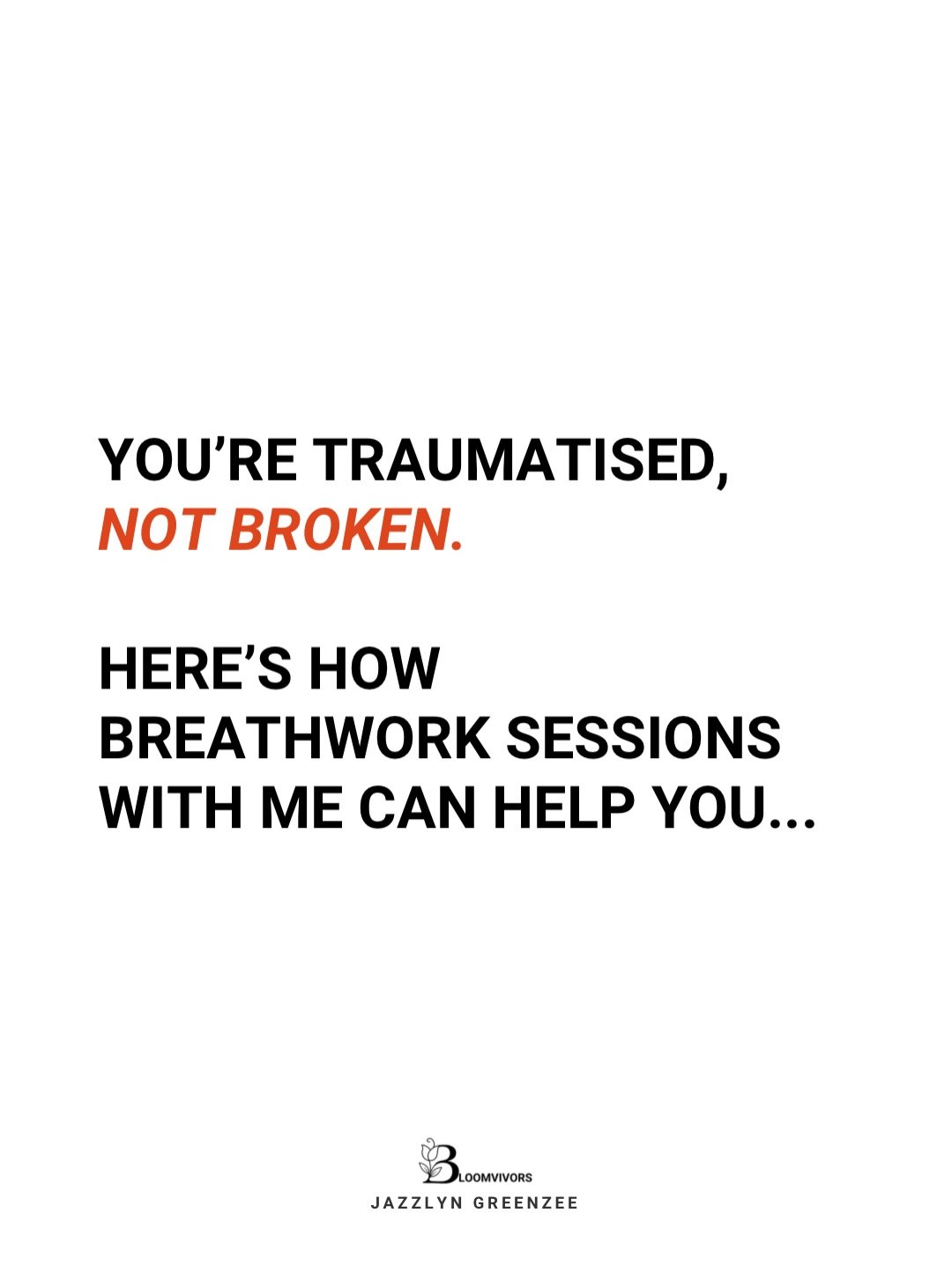 ⠀⠀⠀⠀⠀⠀⠀⠀⠀⠀⠀⠀
Hey, Bloomvivor

You're invited to take a break from the world's noise and join me and other @bloomvivors for a 90-minute virtual Breathwork event. 

If this feels right, comment &ldquo;EXHALE&rdquo; to receive the link to join us. 

⠀⠀⠀