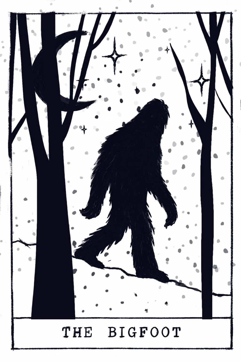 The Bigfoot: Tarot Card
