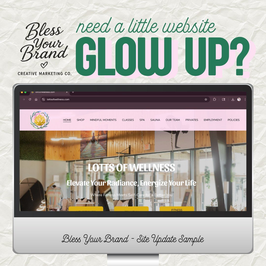 You don&rsquo;t always need a brand new website.
Sometimes you just need:
&bull; clearer words
&bull; better photos
&bull; buttons that actually guide people where to go

I offer Website &amp; Brand Polish support where we:
✨ tidy up your homepage me