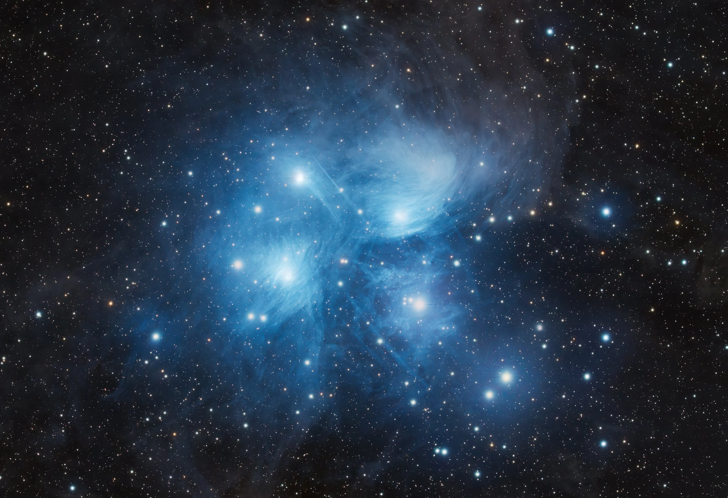 M45 - Plejady
103x180s
Asi2600MC Pro, Askar@600mm, UMI17R