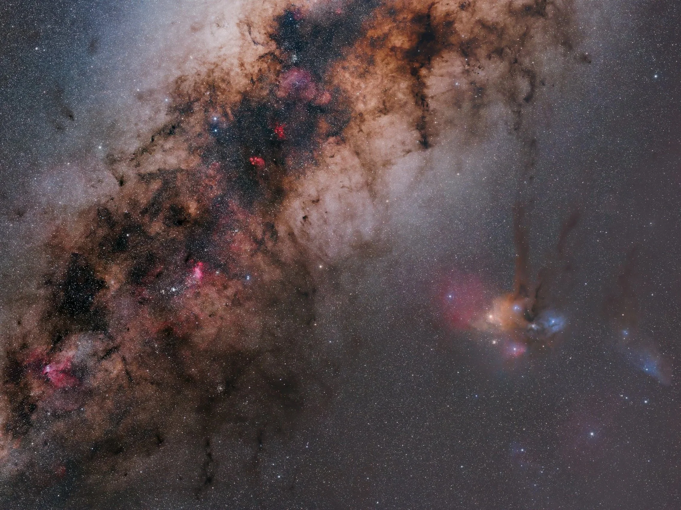 MILKY WAY CORE & RHO OPHIUCHI COMPLEX