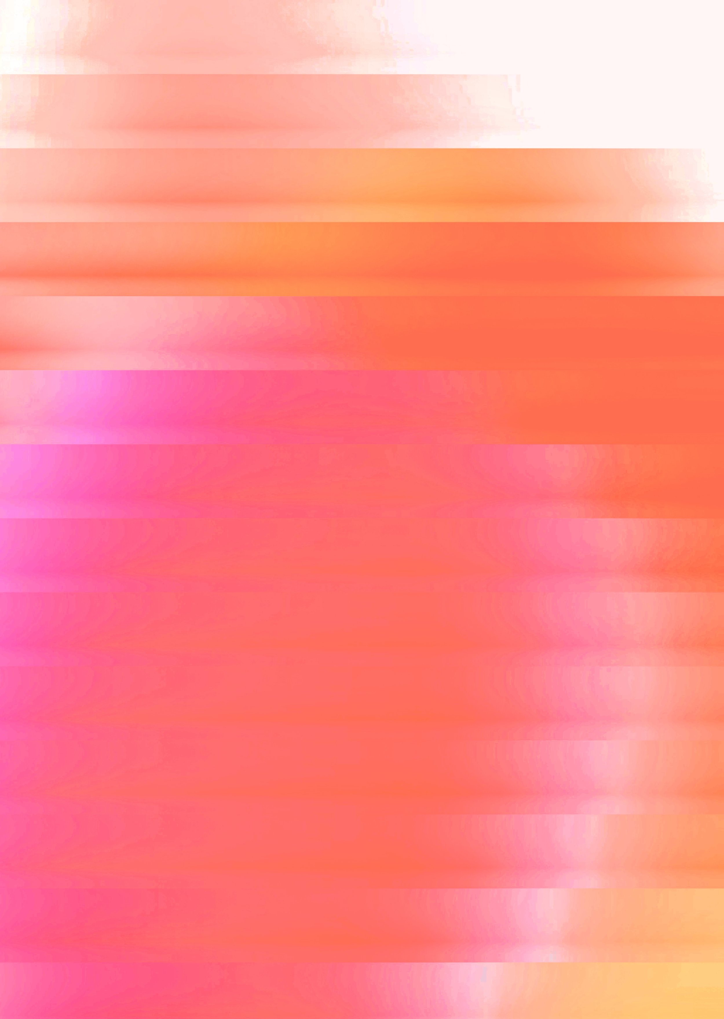 A colorful gradient abstract background with shades of pink, orange, and yellow.