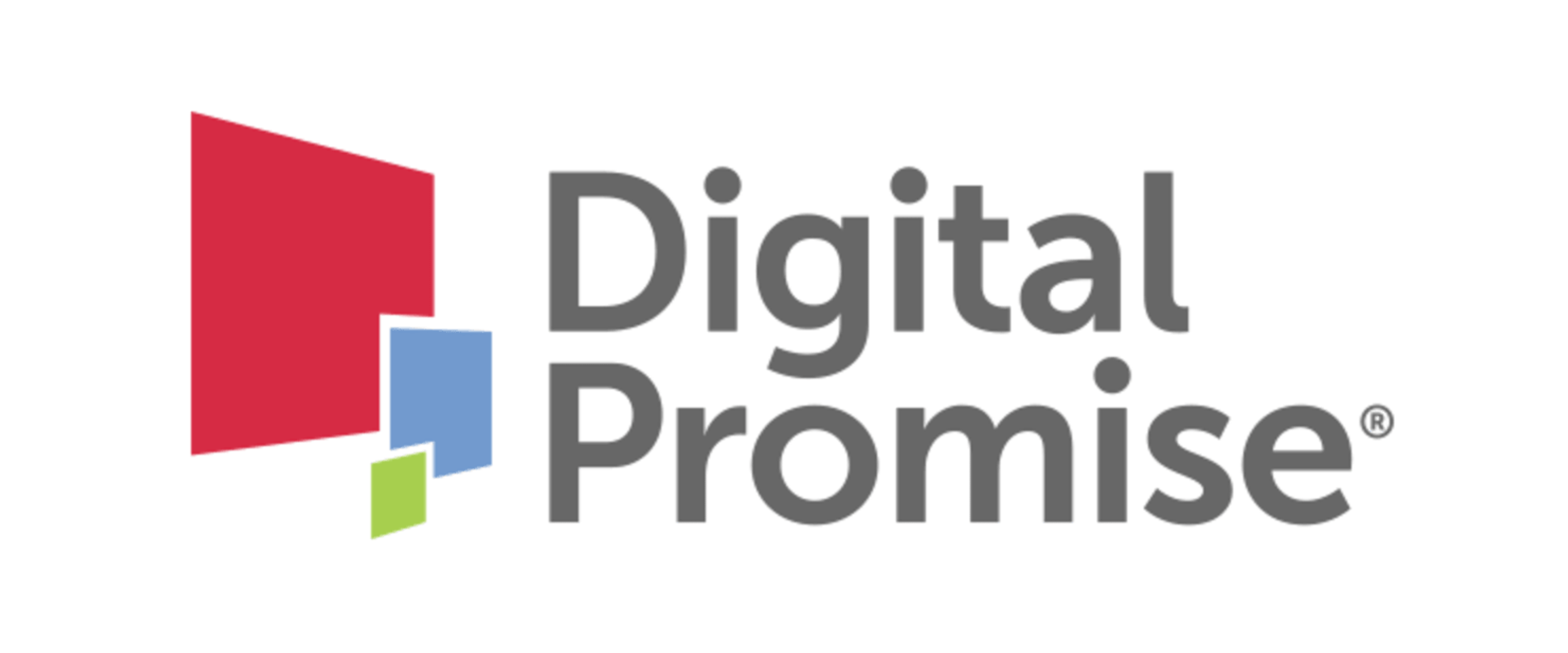 Digital Promise logo with stylized overlapping squares and the text 'Digital Promise' in gray.