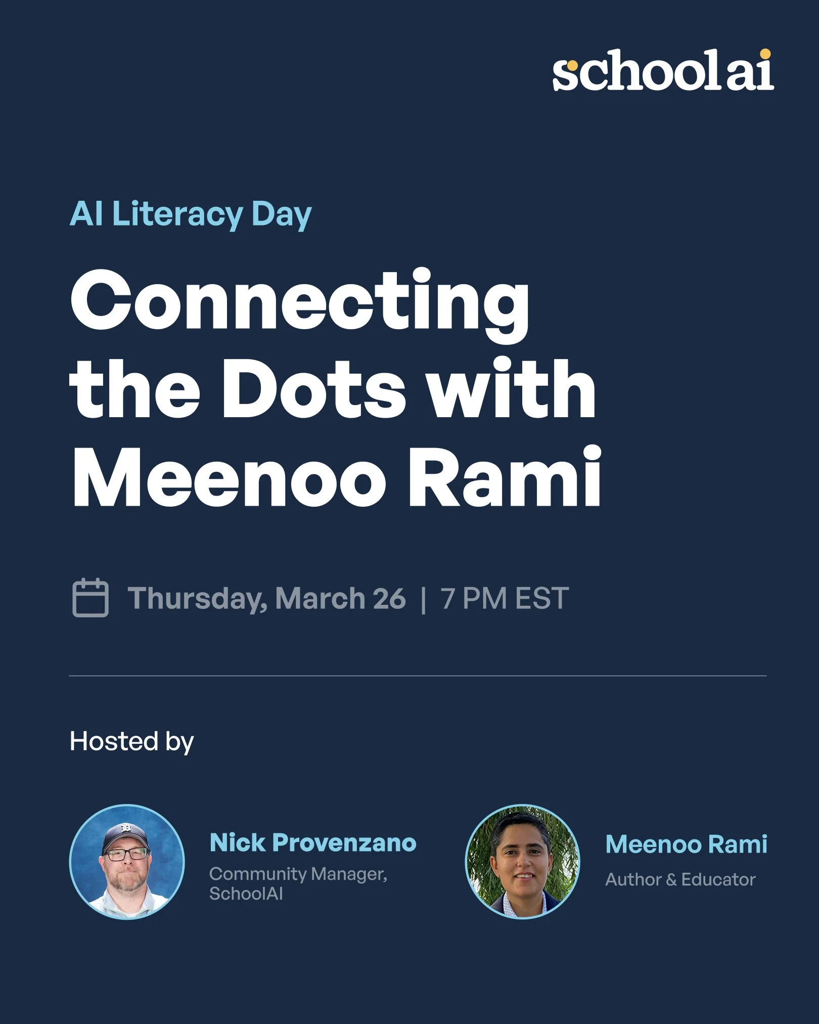 Connecting the Dots with Meenoo Rami