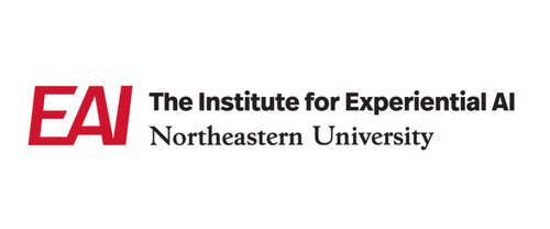 Logo of The Institute for Experiential AI at Northeastern University, with red 'EAI' letters and black text