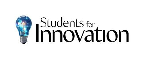 Logo for Students for Innovation with a lightbulb graphic