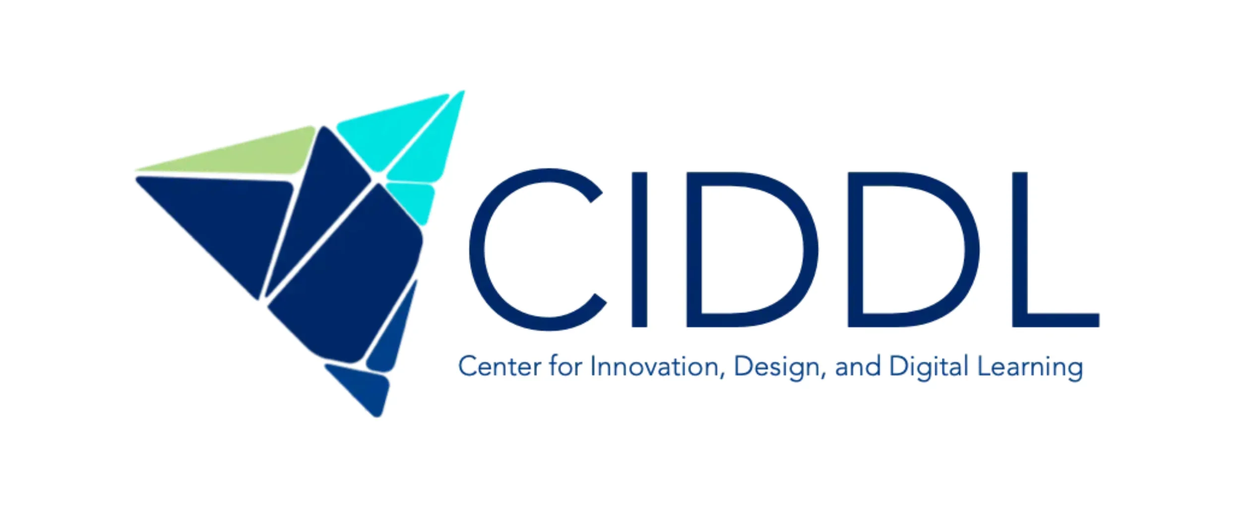 Logo of CIDDL, the Center for Innovation, Design, and Digital Learning, featuring a geometric diamond shape and the text 'CIDDL' with a subtitle.