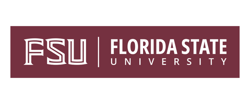 Florida State University logo with the text 'FSU Florida State University' on a maroon background.