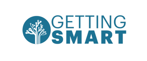 Getting Smart logo with a stylized tree inside a circle.