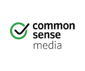 Common Sense Media logo with a check mark inside a green circle