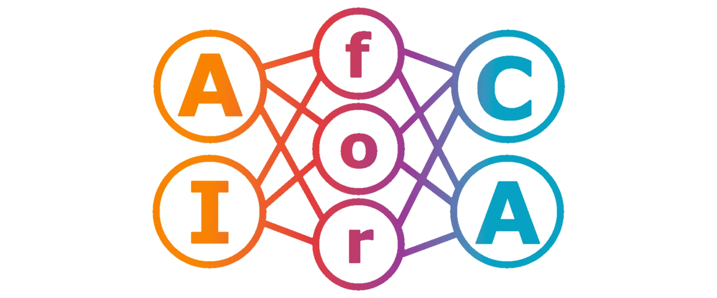 Colorful interconnected social media icons including Facebook, Twitter, and Instagram, arranged around the words 'AI' and 'Chat' in a circular pattern.