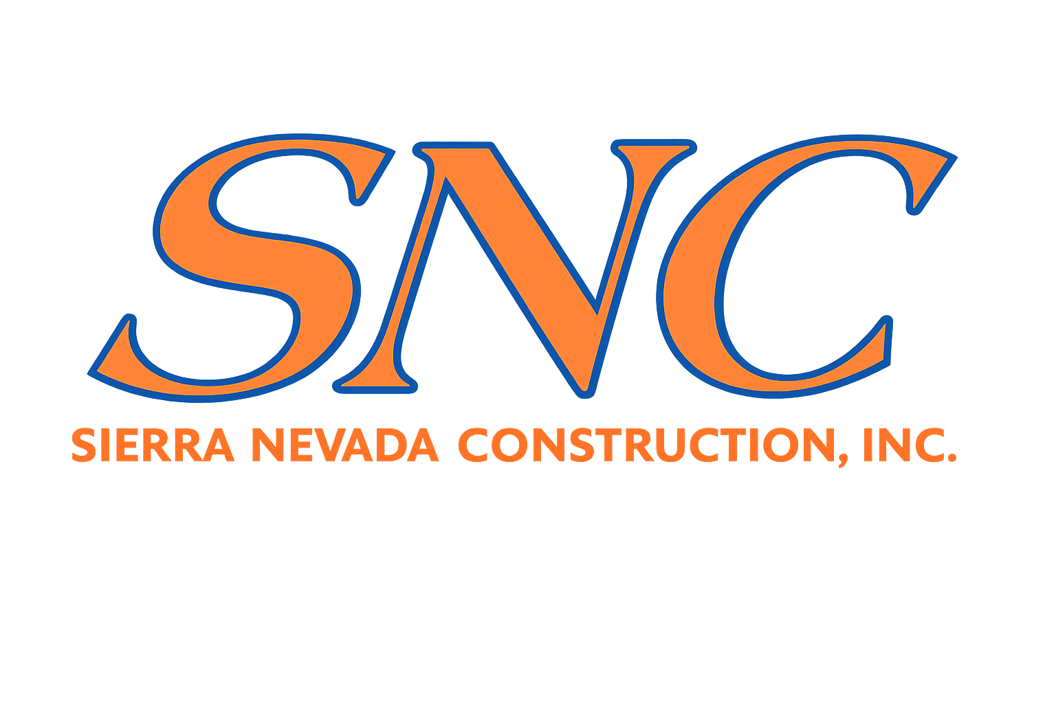 The logo of SXC Sierra Nevada Construction, with the company's full name written underneath.
