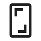vertical 9x16 aspect ratio icon