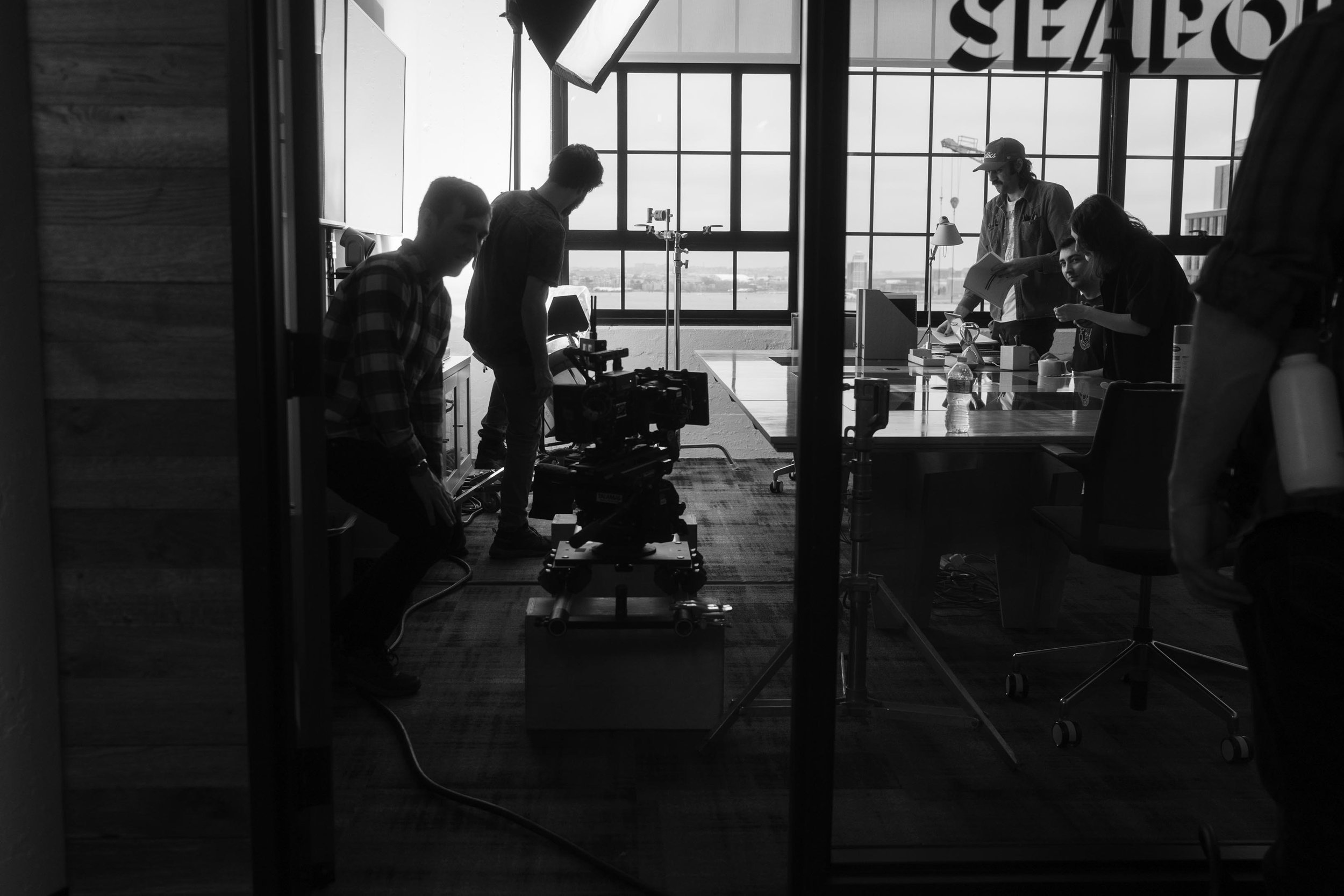 Behind the Scenes photo from a corporate video project