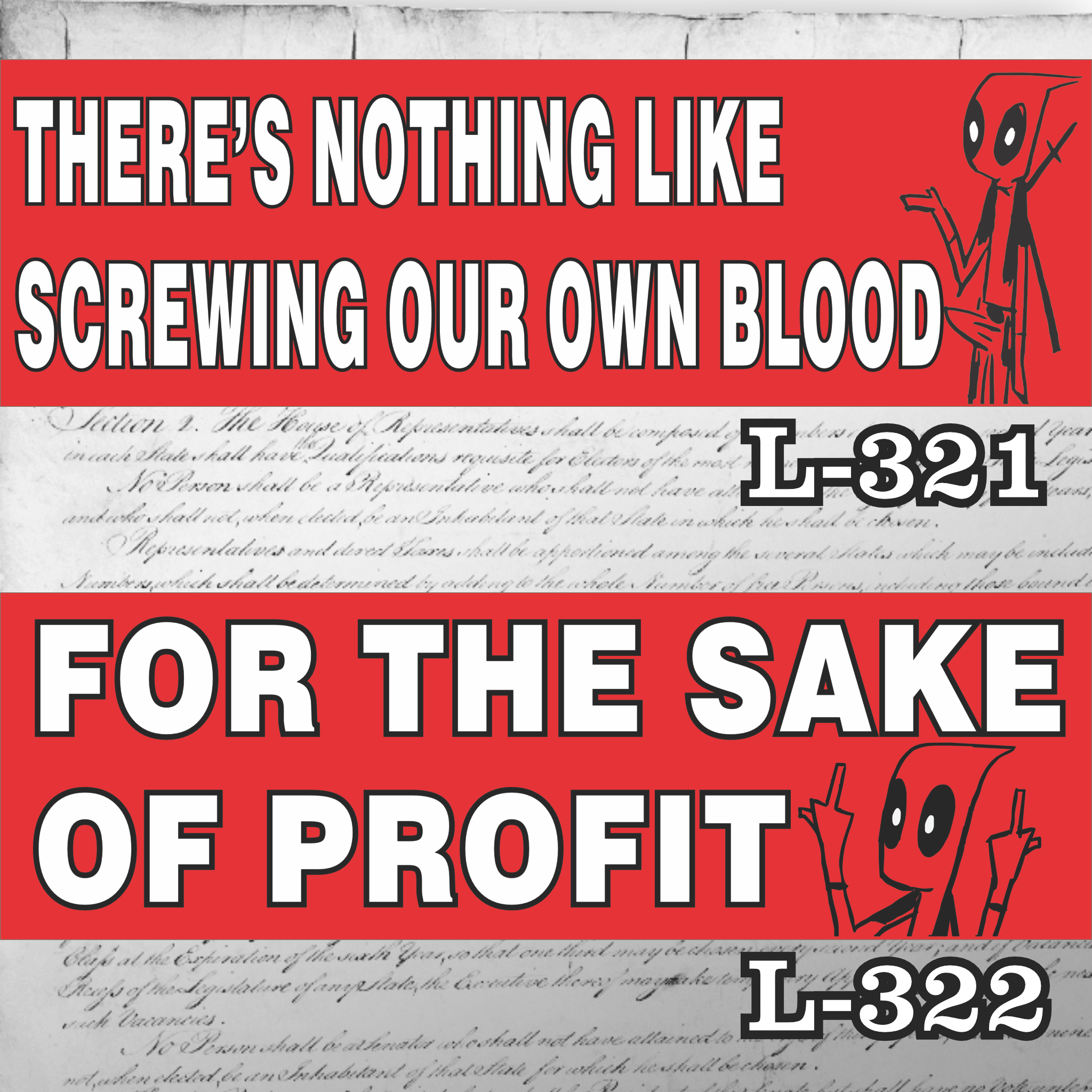 Magnet 11" x 3.5" SET 321 322