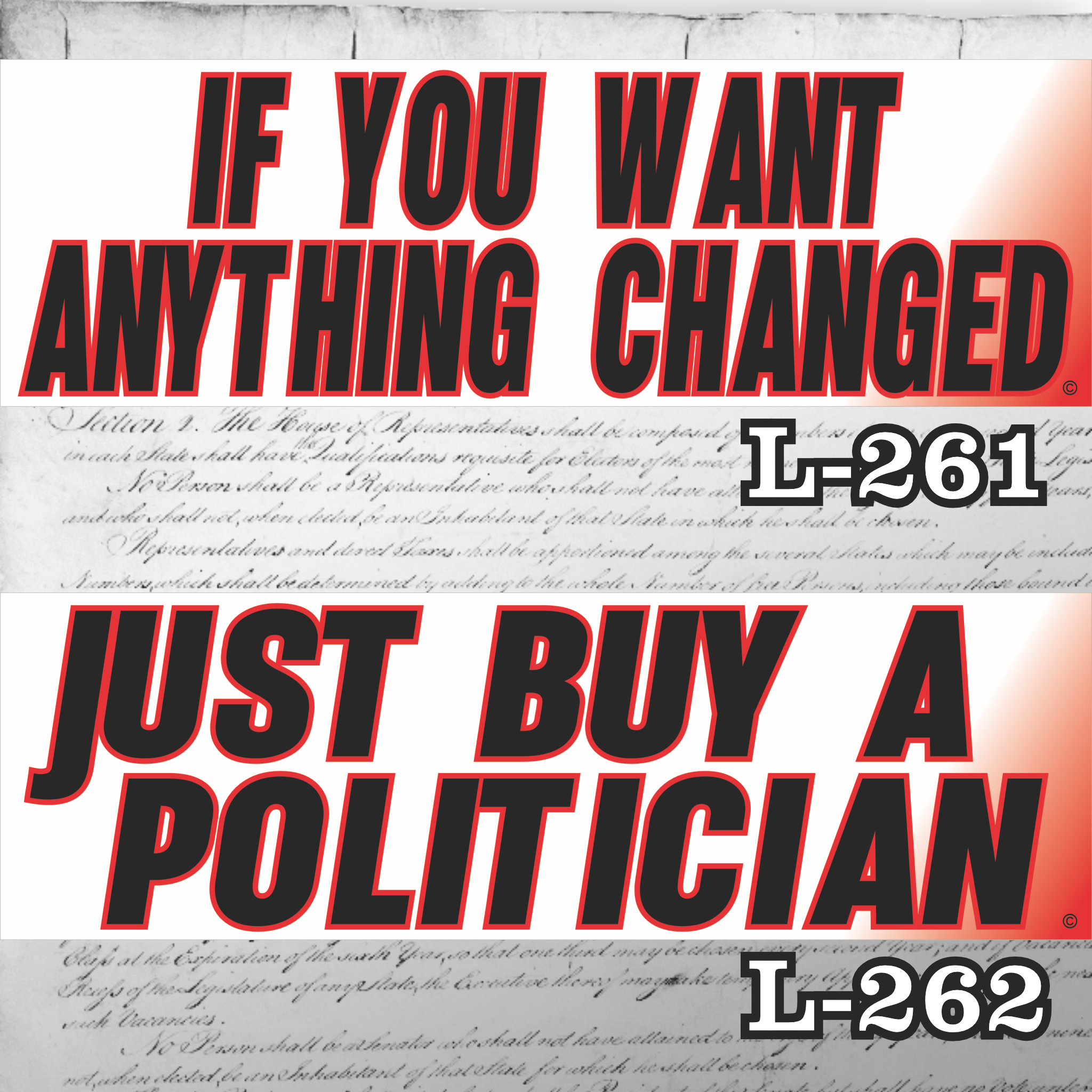 MAGNET 11" X 3.5" SET 261 262