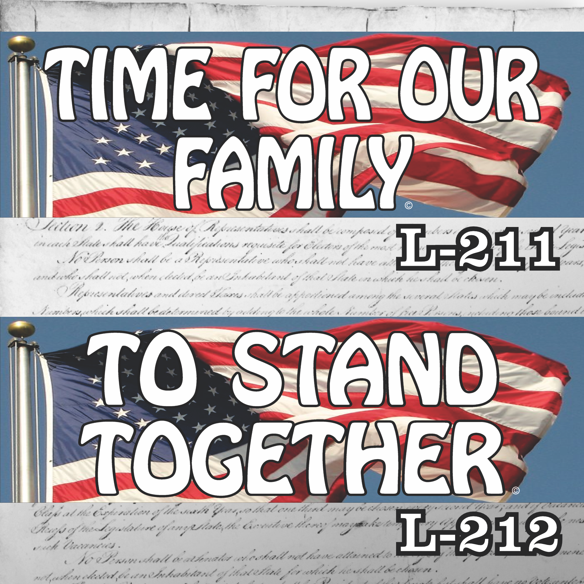 MAGNET 11" X 3.5" SET 211 212