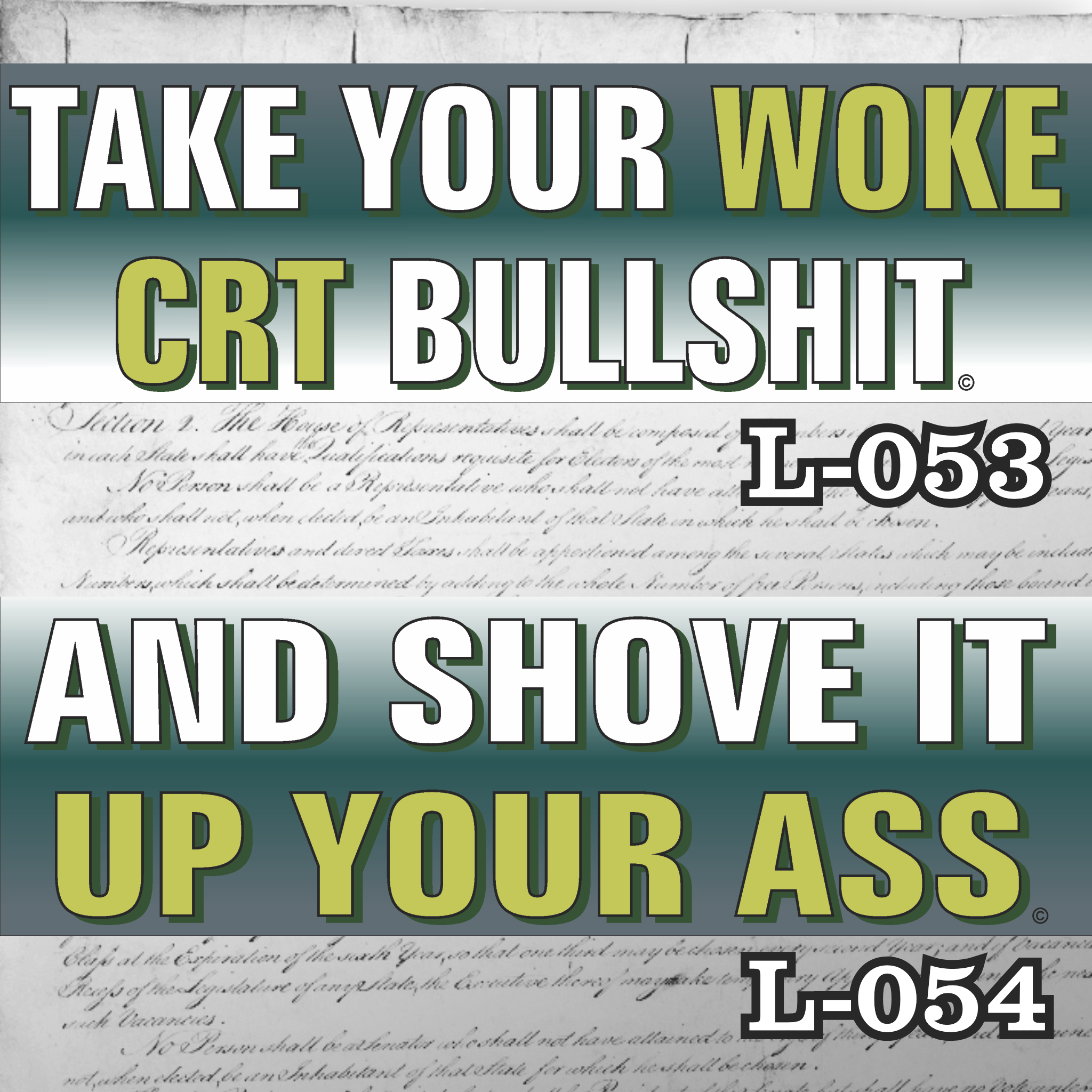 MAGNET SET 11" X 3.5" 53 54