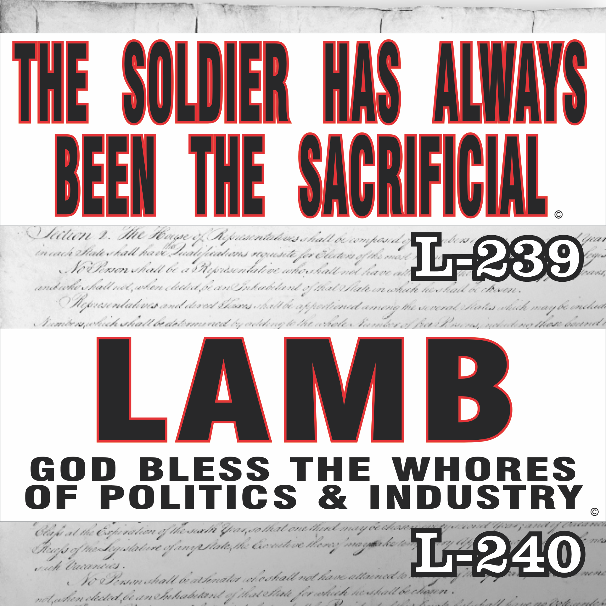 MAGNET 11" X 3.5" SET 239 240