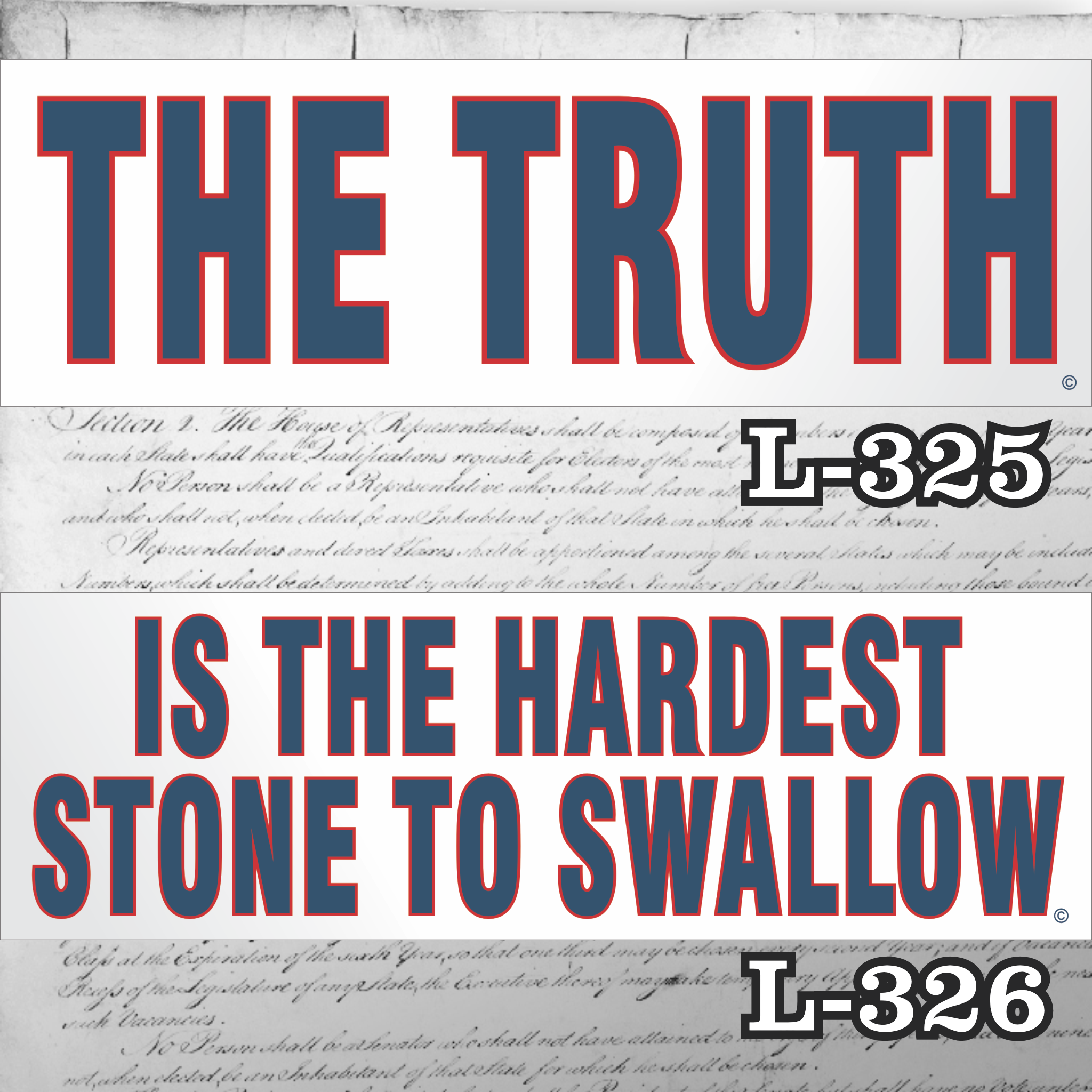 Magnet 11" x 3.5" SET 325 326