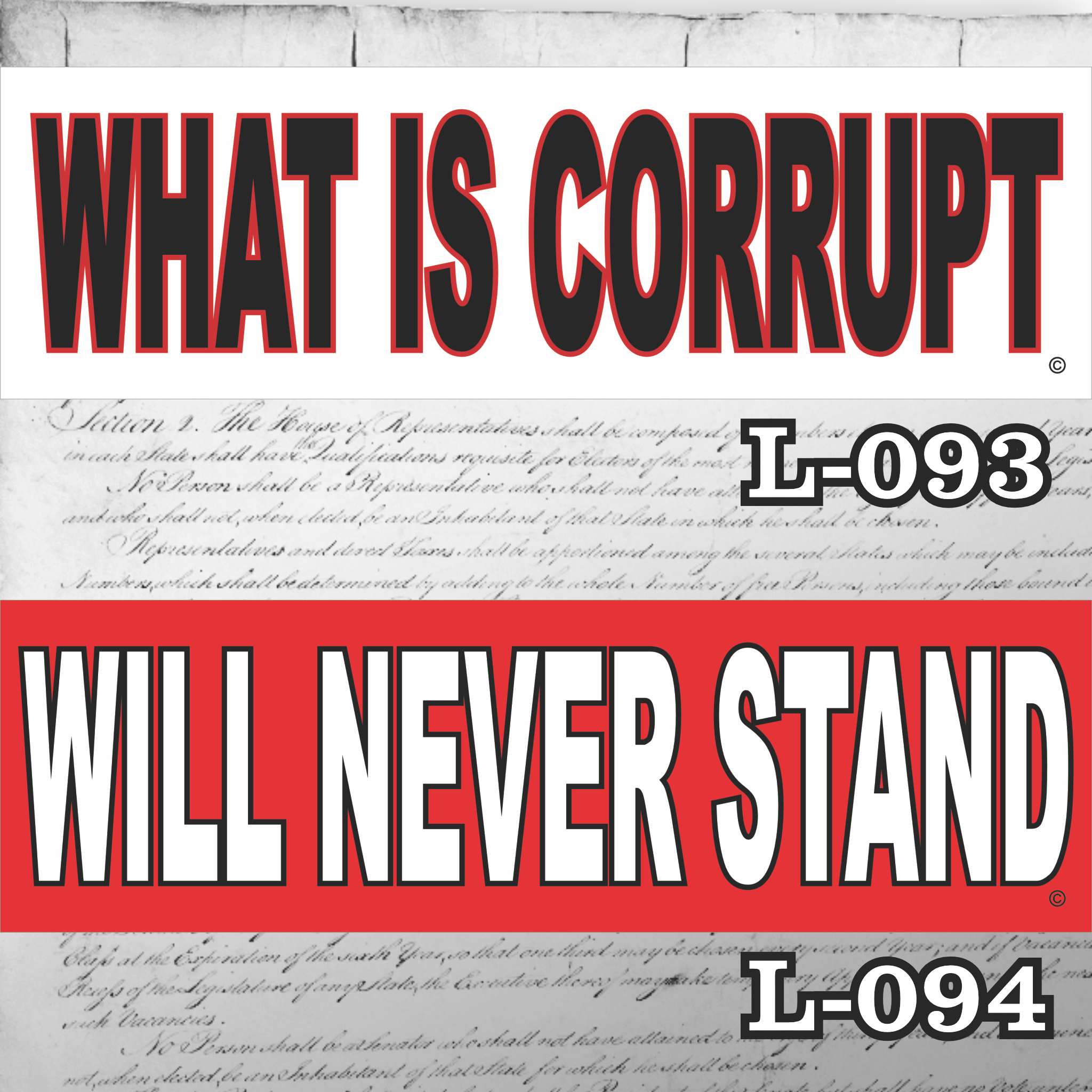 MAGNET 11" X 3.5" SET 93 94