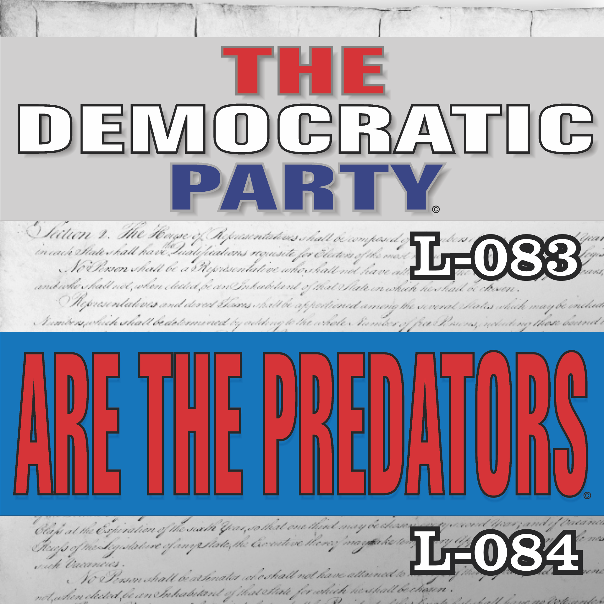 MAGNET SET 11" X 3.5" 83 84