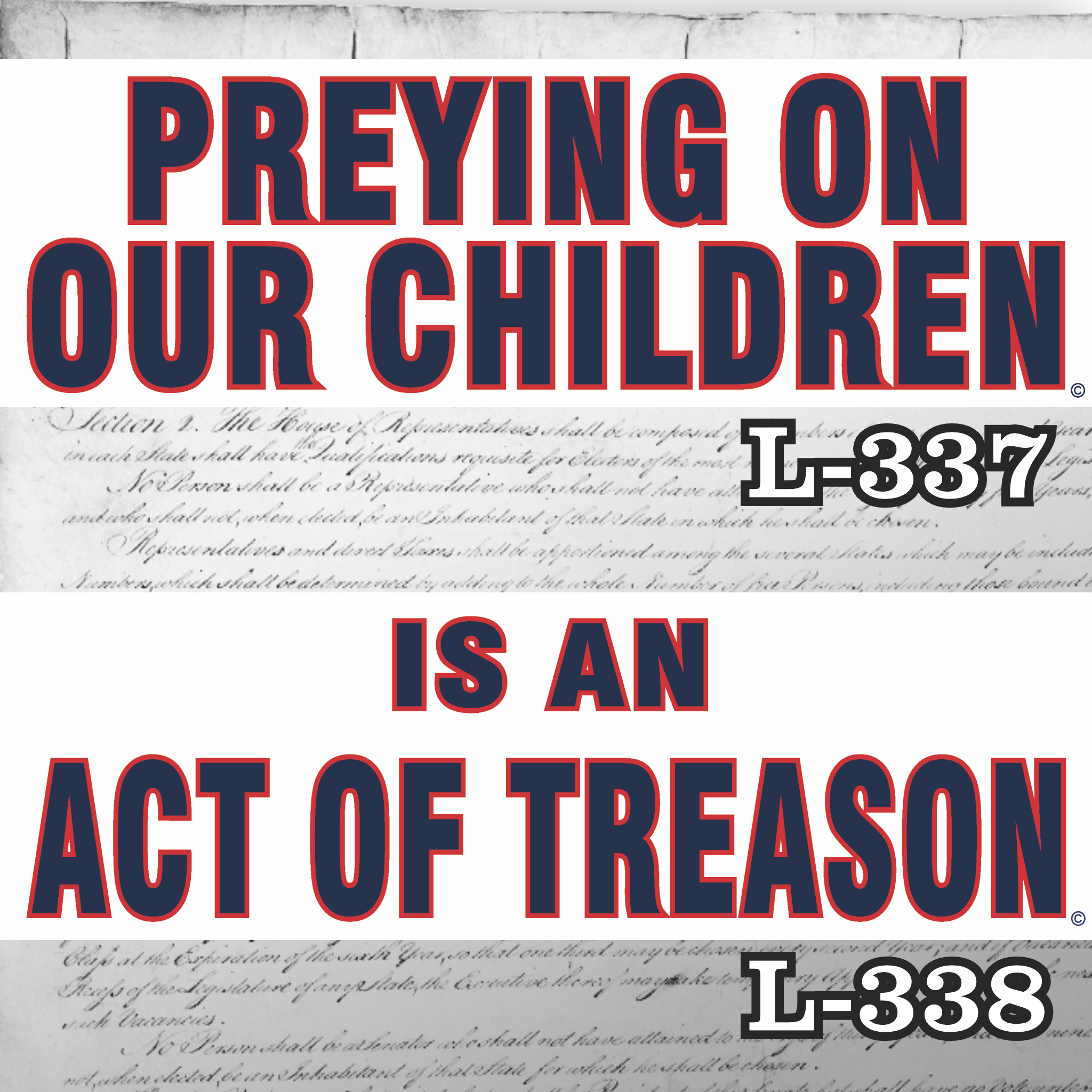 Magnet 11" x 3.5" SET 337 338