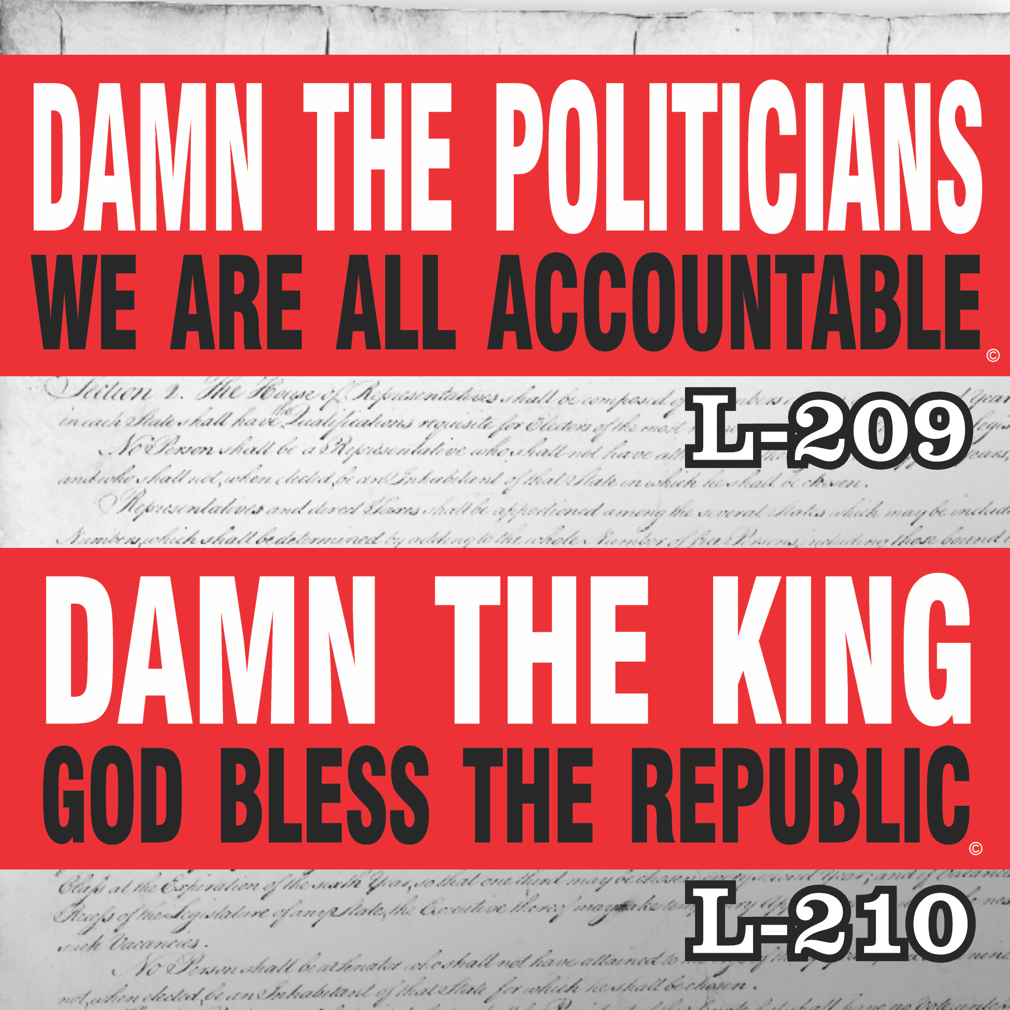 MAGNET 11" X 3.5" SET 209 210